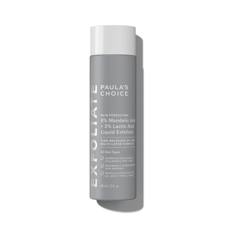6 mandelic acid 2 lactic acid liquid aha exfoliant
