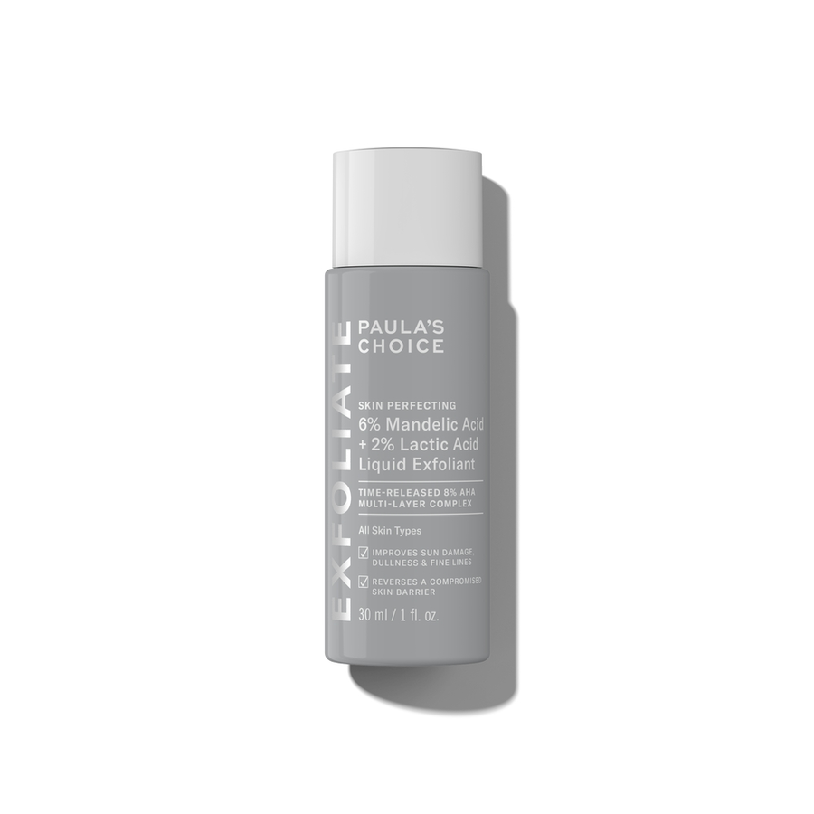 6 mandelic acid 2 lactic acid liquid aha exfoliant