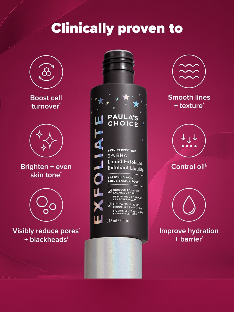 holiday edition 2 bha exfoliating toner