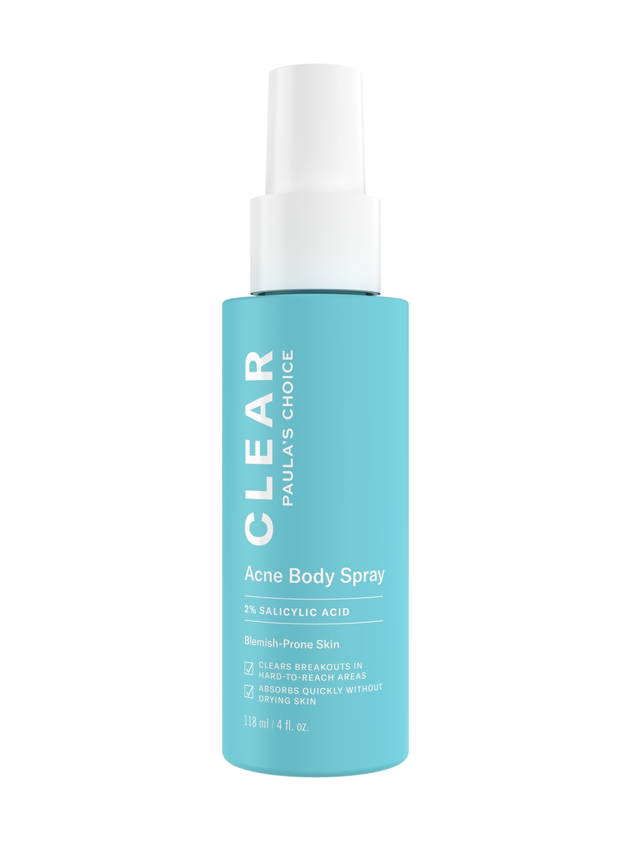 clear acne body spray for body breakouts