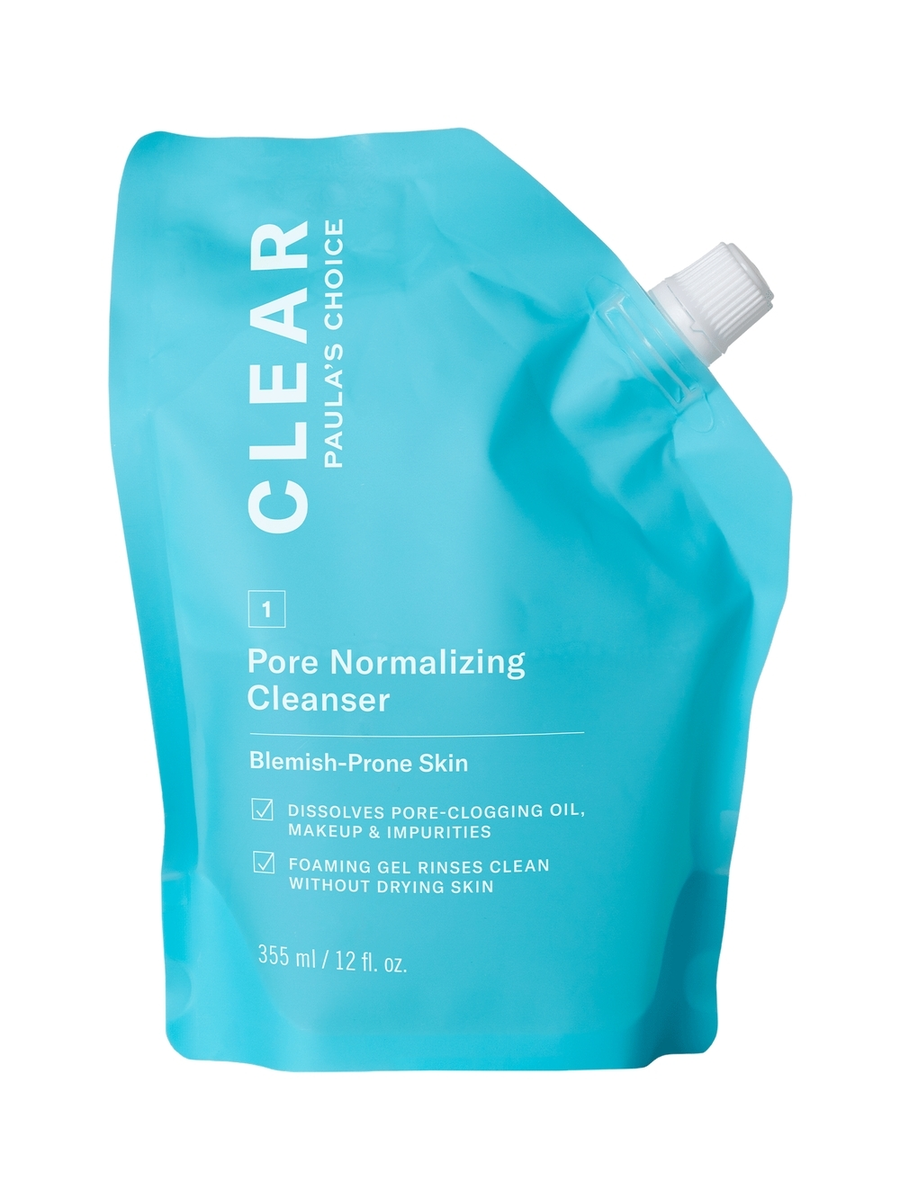 clear pore normalizing cleanser refill pouch