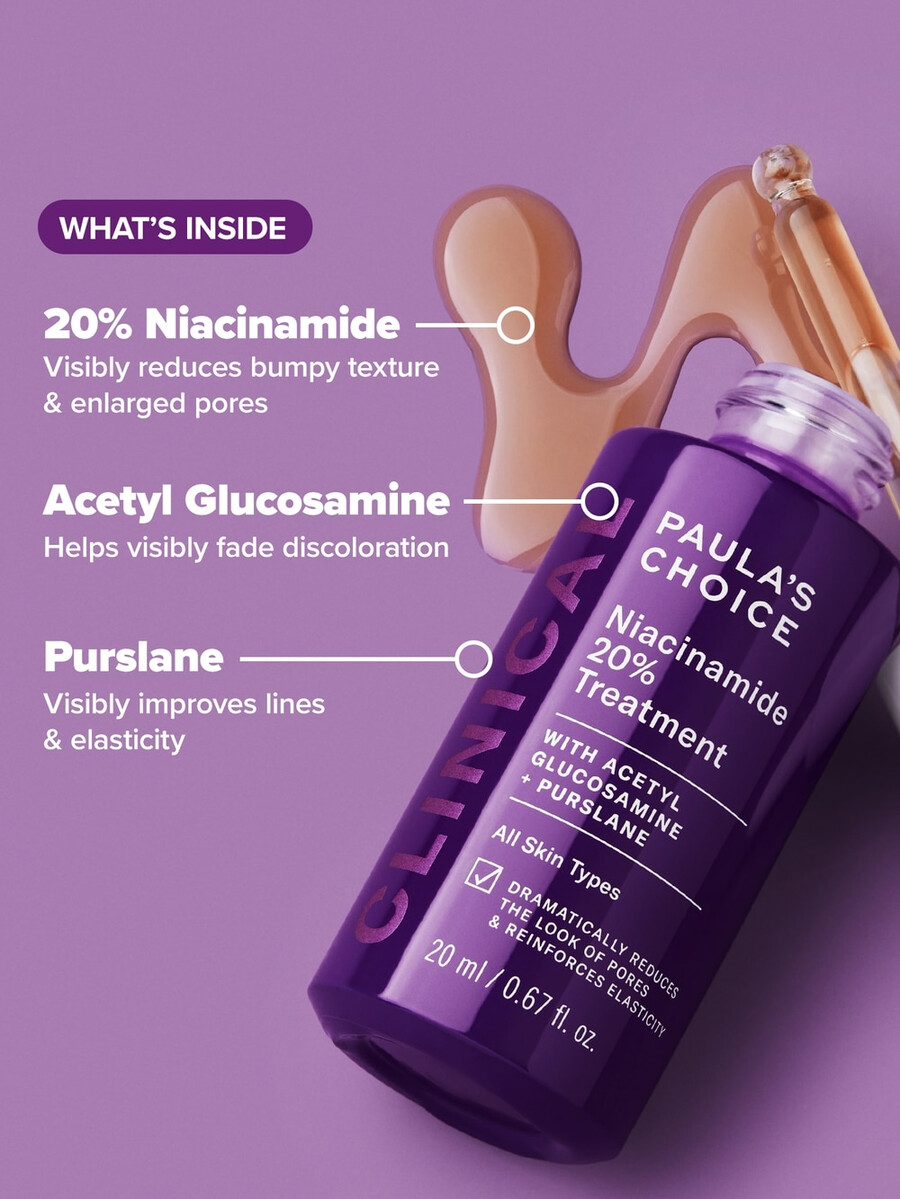 clinical 20 niacinamide serum treatment