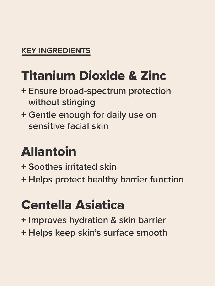 calm barrier protect mineral sunscreen spf 30