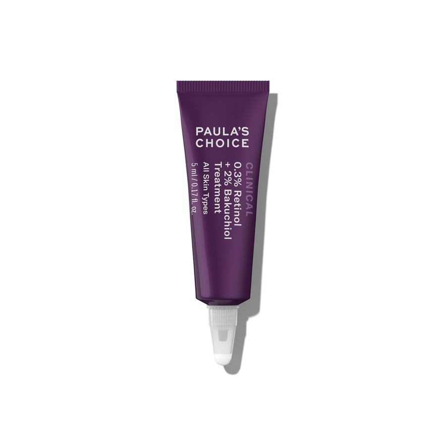 clinical 0.3 retinol 2 bakuchiol treatment