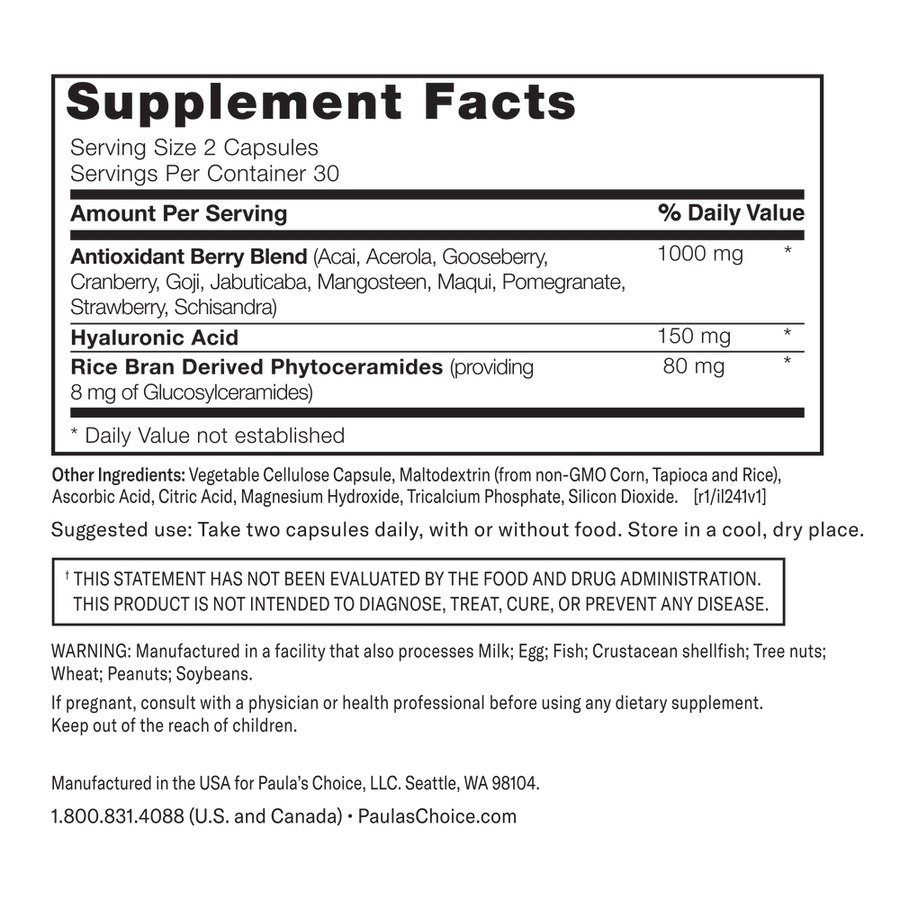 hyaluronic acid ceramide dietary supplement