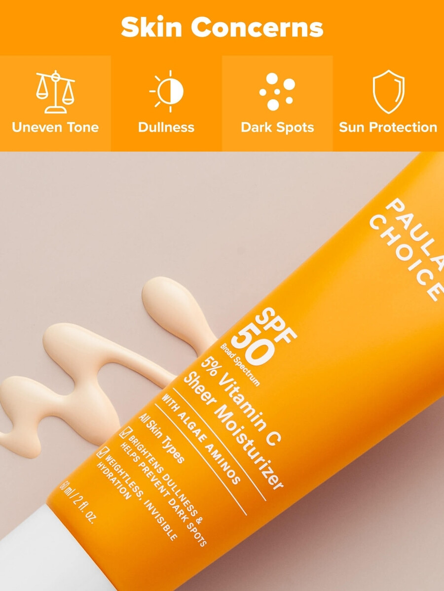 5 vitamin c sheer moisturizer spf 50